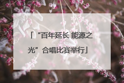 “百年延长 能源之光”合唱比赛举行