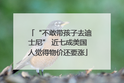 “不敢带孩子去迪士尼” 近七成美国人觉得物价还要涨