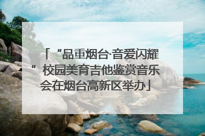 “品重烟台·音爱闪耀”校园美育吉他鉴赏音乐会在烟台高新区举办