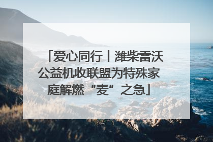 爱心同行丨潍柴雷沃公益机收联盟为特殊家庭解燃“麦”之急
