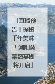 直播预告丨探秘千年美味！浏阳蒸菜盛宴即将开启