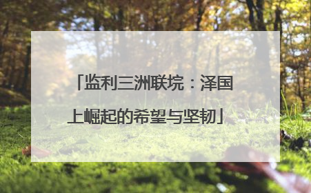 监利三洲联垸：泽国上崛起的希望与坚韧