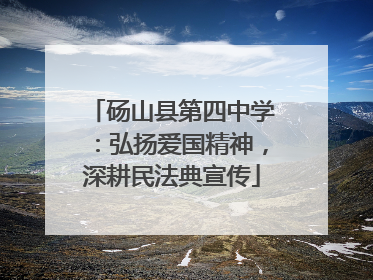 砀山县第四中学：弘扬爱国精神，深耕民法典宣传