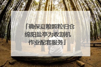 确保夏粮颗粒归仓 绵阳盐亭为收割机作业配套服务