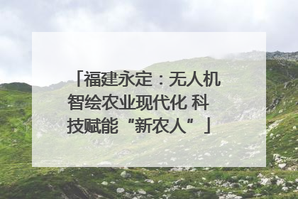 福建永定：无人机智绘农业现代化 科技赋能“新农人”
