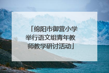 绵阳市御营小学举行语文组青年教师教学研讨活动