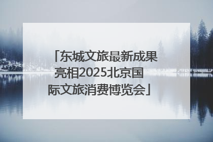 东城文旅最新成果亮相2025北京国际文旅消费博览会