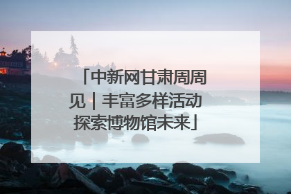 中新网甘肃周周见｜丰富多样活动探索博物馆未来