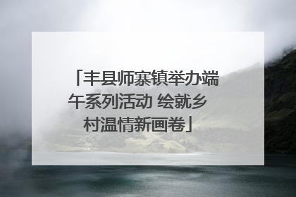 丰县师寨镇举办端午系列活动 绘就乡村温情新画卷