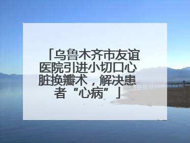 乌鲁木齐市友谊医院引进小切口心脏换瓣术，解决患者“心病”