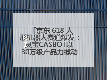 京东 618 人形机器人赛道爆发：灵宝CASBOT以30万级产品力搅动行业新变局