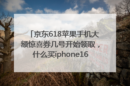 京东618苹果手机大额惊喜券几号开始领取，什么买iphone16最便宜，能降价多钱？