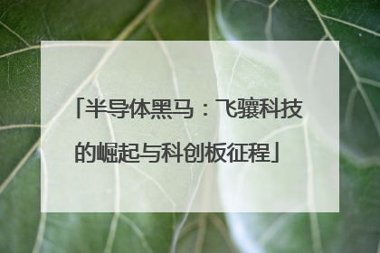 半导体黑马：飞骧科技的崛起与科创板征程