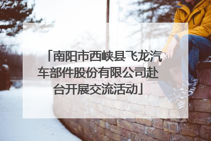 南阳市西峡县飞龙汽车部件股份有限公司赴台开展交流活动