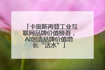 卡奥斯再登工业互联网品牌价值榜首，AI创造品牌价值增长“活水”