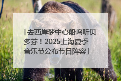 去西岸梦中心船坞听贝多芬！2025上海夏季音乐节公布节目阵容