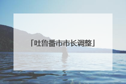 吐鲁番市市长调整