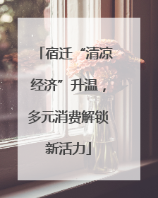 宿迁“清凉经济”升温，多元消费解锁新活力