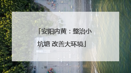 安阳内黄：整治小坑塘 改善大环境