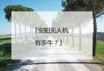 安阳无人机有多牛？