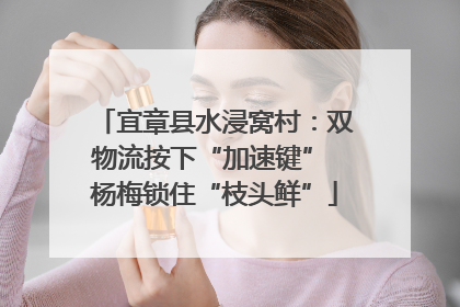 宜章县水浸窝村：双物流按下“加速键” 杨梅锁住“枝头鲜”