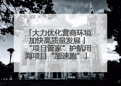 大力优化营商环境 加快高质量发展丨“项目管家”护航用海项目“加速跑”