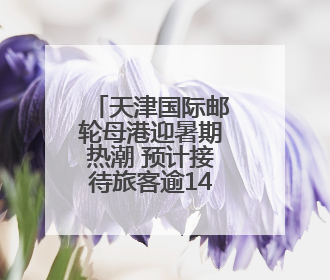 天津国际邮轮母港迎暑期热潮 预计接待旅客逾14万人次