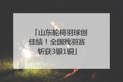 山东轮椅羽球创佳绩！全国残羽赛斩获3银1铜