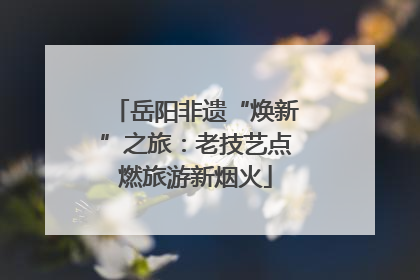 岳阳非遗“焕新”之旅：老技艺点燃旅游新烟火