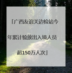 广西友谊关边检站今年累计验放出入境人员超150万人次
