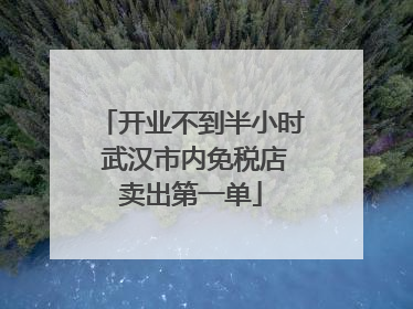 开业不到半小时 武汉市内免税店卖出第一单