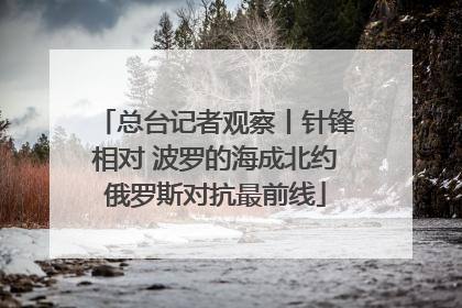 总台记者观察丨针锋相对 波罗的海成北约俄罗斯对抗最前线