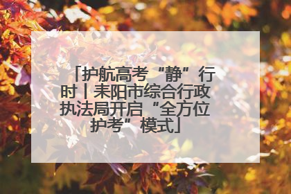 护航高考“静”行时丨耒阳市综合行政执法局开启“全方位护考”模式