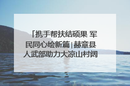 携手帮扶结硕果 军民同心绘新篇∣赫章县人武部助力大凉山村阔步乡村振兴路