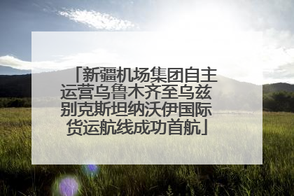 新疆机场集团自主运营乌鲁木齐至乌兹别克斯坦纳沃伊国际货运航线成功首航