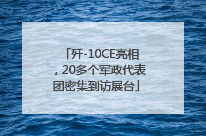 歼-10CE亮相，20多个军政代表团密集到访展台