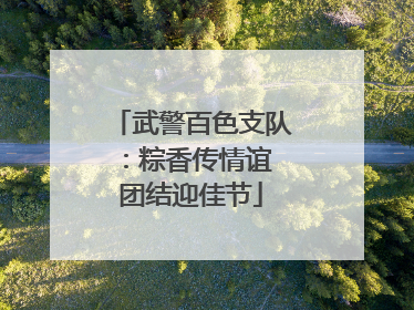 武警百色支队：粽香传情谊 团结迎佳节