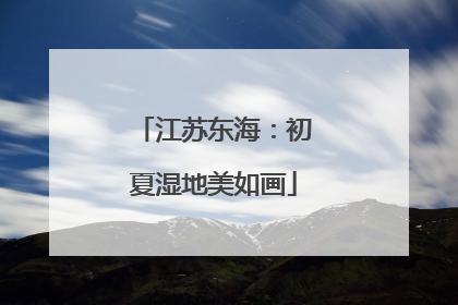 江苏东海：初夏湿地美如画
