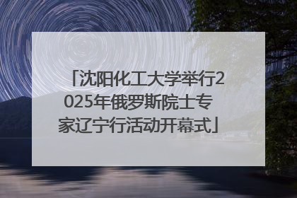 沈阳化工大学举行2025年俄罗斯院士专家辽宁行活动开幕式