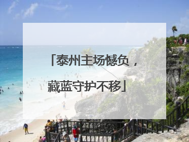 泰州主场憾负，藏蓝守护不移