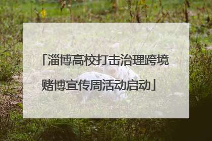淄博高校打击治理跨境赌博宣传周活动启动