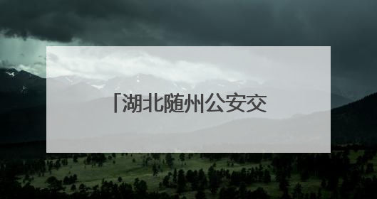 湖北随州公安交警圆满完成中考交通安保工作
