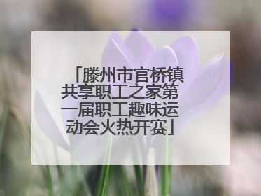滕州市官桥镇共享职工之家第一届职工趣味运动会火热开赛