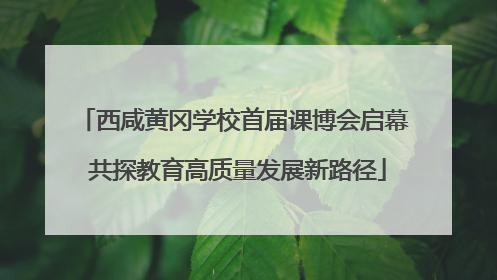 西咸黄冈学校首届课博会启幕 共探教育高质量发展新路径