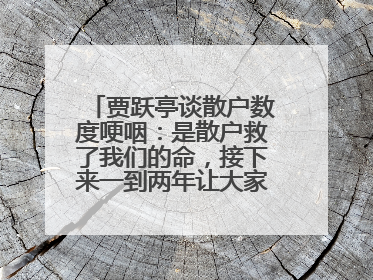 贾跃亭谈散户数度哽咽：是散户救了我们的命，接下来一到两年让大家挽回损失