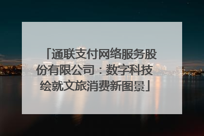 通联支付网络服务股份有限公司：数字科技绘就文旅消费新图景