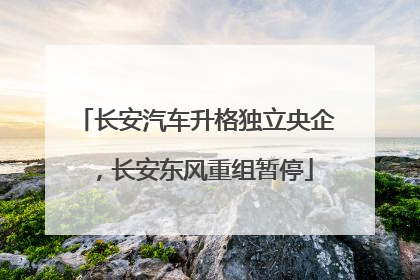 长安汽车升格独立央企，长安东风重组暂停