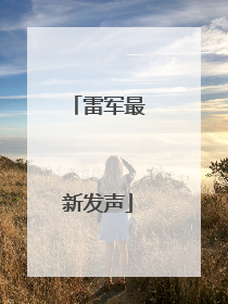 雷军最新发声