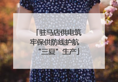 驻马店供电筑牢保供防线护航“三夏”生产