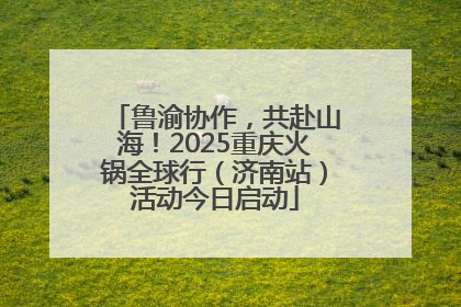 鲁渝协作，共赴山海！2025重庆火锅全球行（济南站）活动今日启动